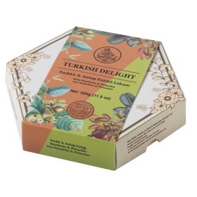 325 g Turkish Delight Candy Pistachio And Hazelnut Mixed - Hacƒ± Bekir
