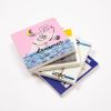 BiggDesign Faces Natural Stone Coaster Set of 4