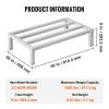 VEVOR Aluminum Dunnage Rack Stationary Dunnage Rack 36' x 20' x 8' Storage Rack