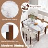 5-Piece Modern Dining Furniture Set, 4-Person Space-Saving Dinette for Kitchen