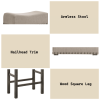 Martha II Weathered Gray Finish 7 PCs Counter Height Dining Room Set
