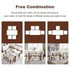 5-Piece Modern Dining Furniture Set, 4-Person Space-Saving Dinette for Kitchen