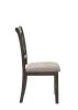 Claudia II Weathered Gray Finish 7 PCs Dining Room Set