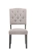 Bernard Weathered Gray Oak Finish 7 PCs Dining Room Set