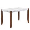 5-Piece Modern Dining Furniture Set, 4-Person Space-Saving Dinette for Kitchen