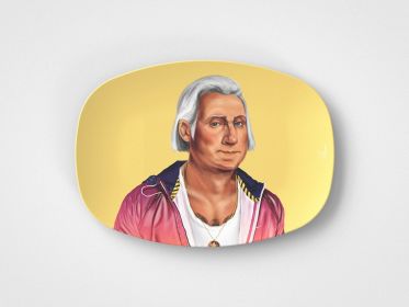 George // 10"x14" Serving Platter // Political Gift Idea (Set: Single Platter)