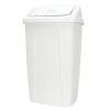 13 Gallon Trash Can, Plastic Swing Top Kitchen Trash Can