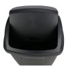 13 Gallon Trash Can, Plastic Swing Top Kitchen Trash Can
