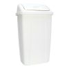 13 Gallon Trash Can, Plastic Swing Top Kitchen Trash Can