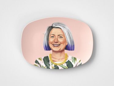 Hillary // 10"x14" Serving Platter // Political Gift Idea (Set: Single Platter)