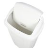 13 Gallon Trash Can, Plastic Swing Top Kitchen Trash Can